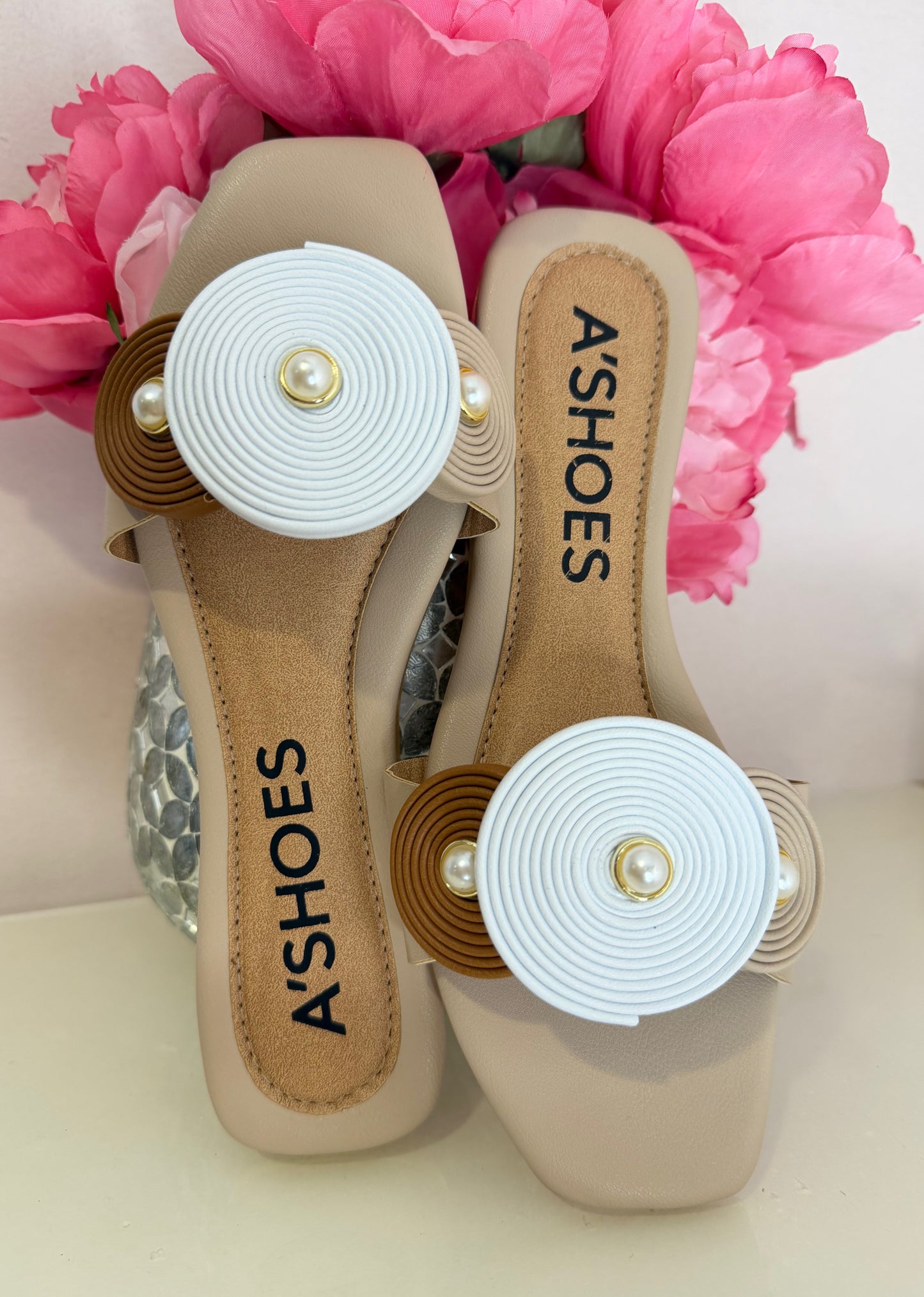 Sandalias tri-color
